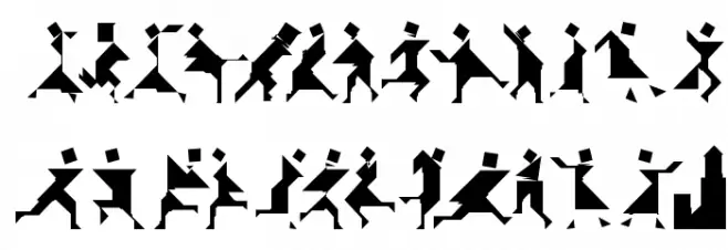 TangramBlack Schriftart Groß