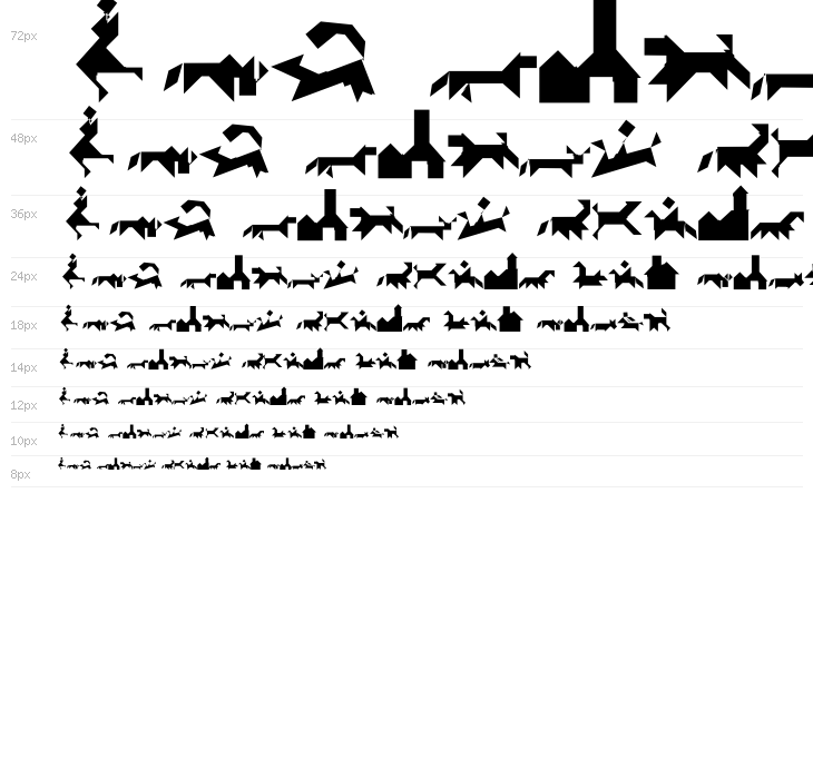 TangramBlack Waterfall