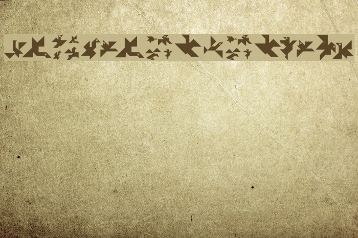 TangramBumBirds Font examples