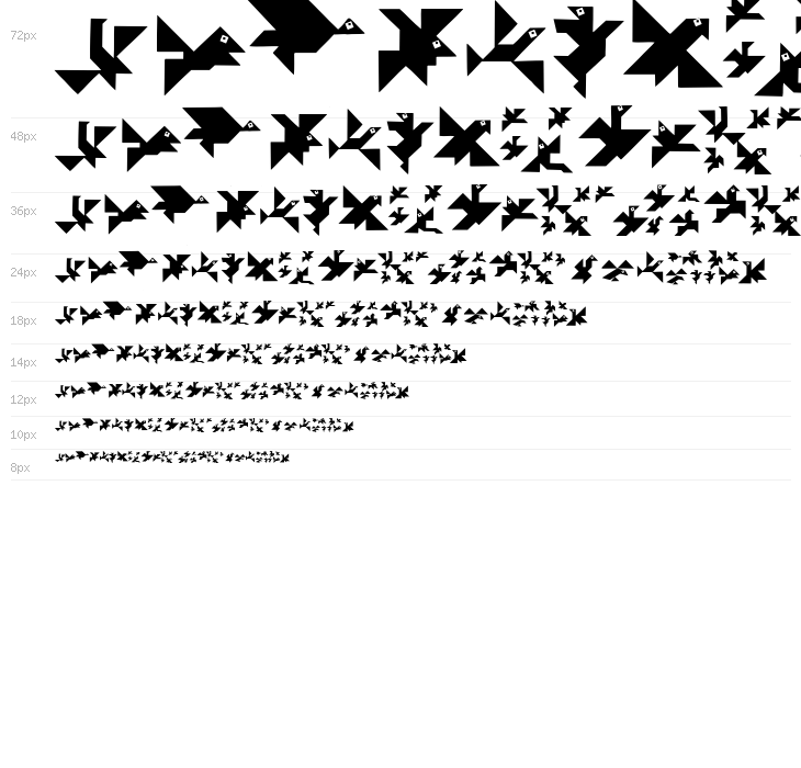 TangramBumBirds Waterfall