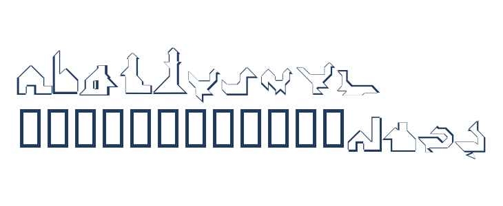 TangramWhiteBlack Other Characters