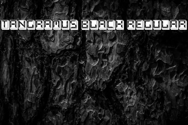 Tangramus Black Regular Fonte examples