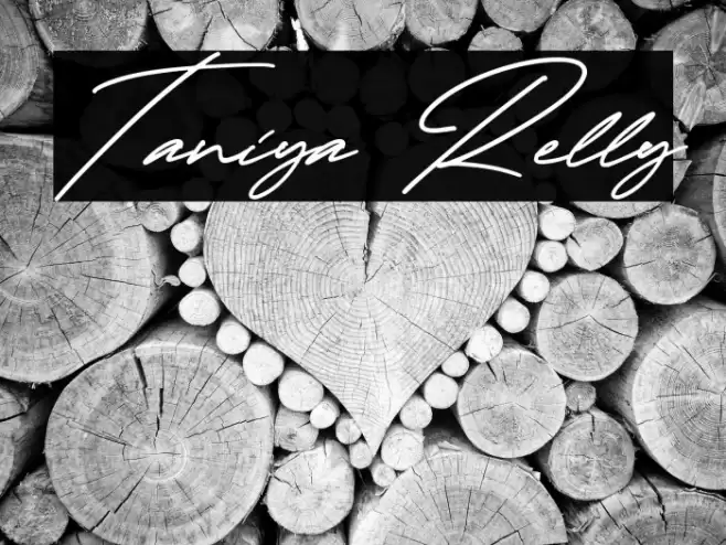 Taniya Relly Font examples