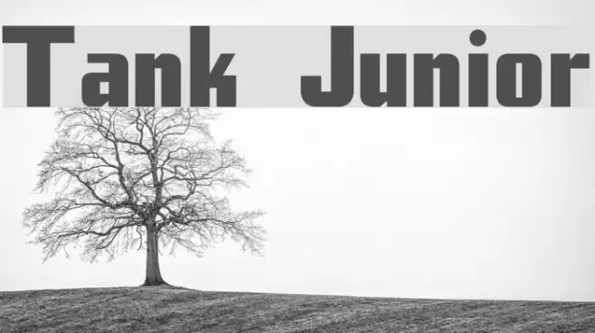 Tank Junior Caratteri examples