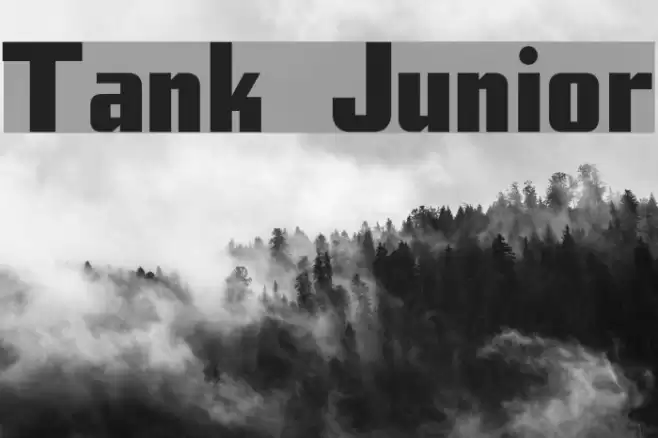 Tank Junior Caratteri examples