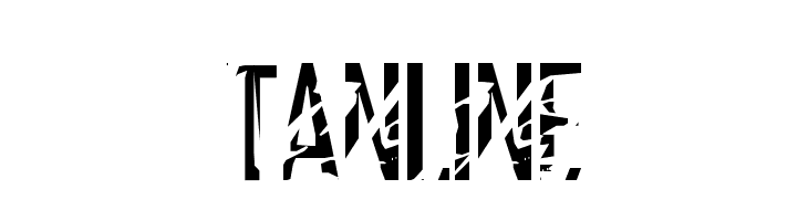 Tanline  フリーフォントのダウンロード
