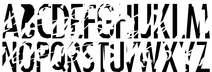 Tanline Font LOWERCASE
