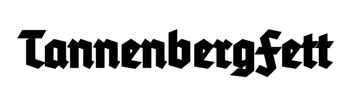 TannenbergFett  font caratteri gratis