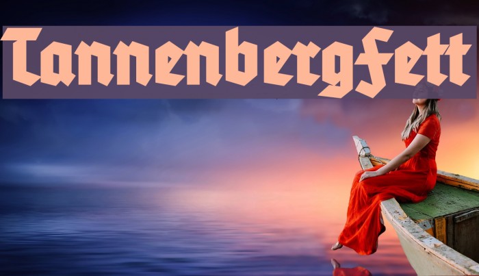 TannenbergFett Font examples