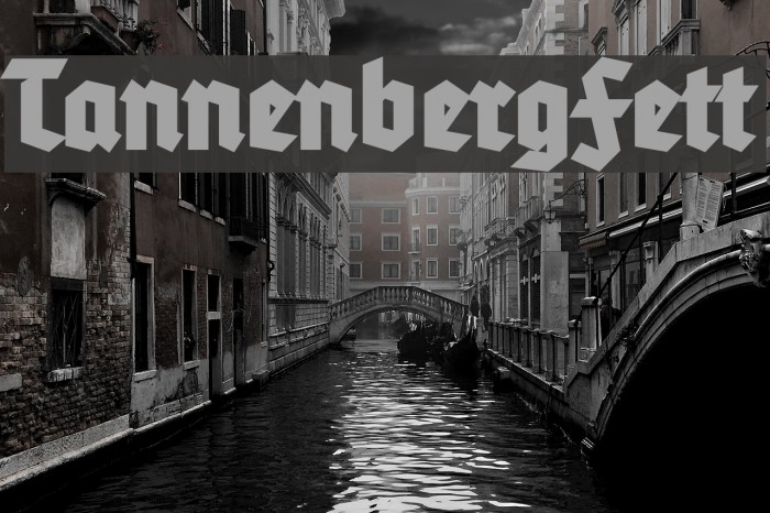 TannenbergFett Font examples
