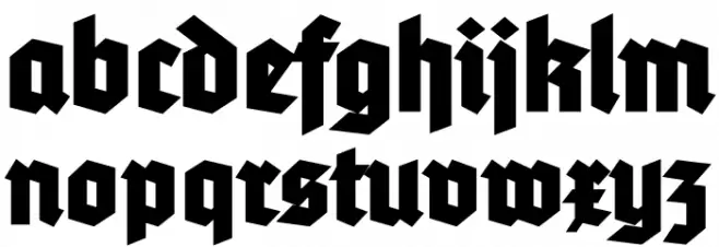 TannenbergFett Font LOWERCASE