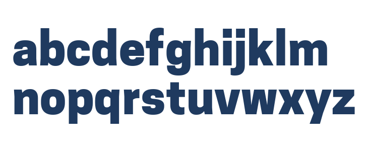 Tanohe Sans Black Lowercase