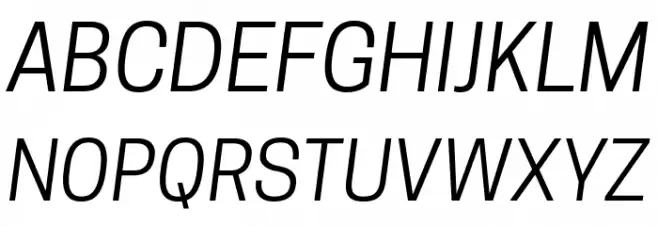 Tanohe Sans Italic Fonte MAIÚSCULAS