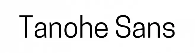 Tanohe Sans  baixar fontes gratis