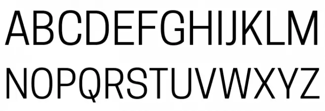 Tanohe Sans フォント 大文字