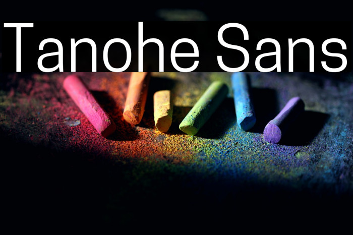 Tanohe Sans Example 1