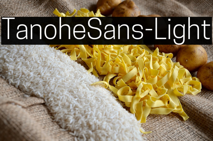 TanoheSans-Light Example 2