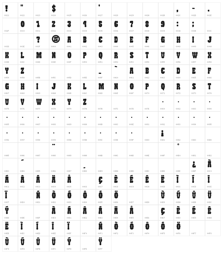 Tanomuze Cowboy Character Map