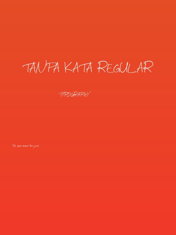 Tanpa Kata Regular Poster