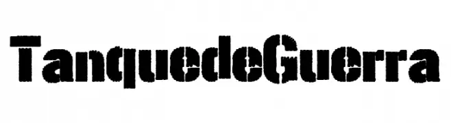 Tanque de Guerra Schriftart