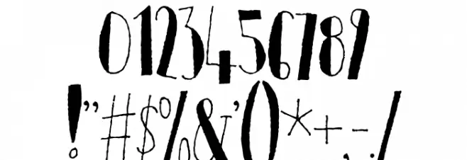 Tantamount DEMO Black Font OTHER CHARS