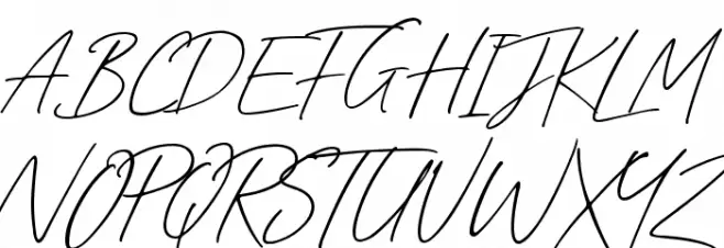 Tantinotes Schriftart Groß