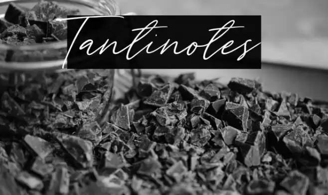 Tantinotes Font examples