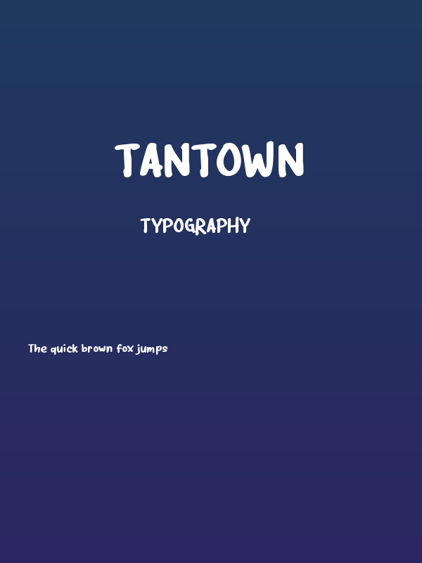 Tantown Poster