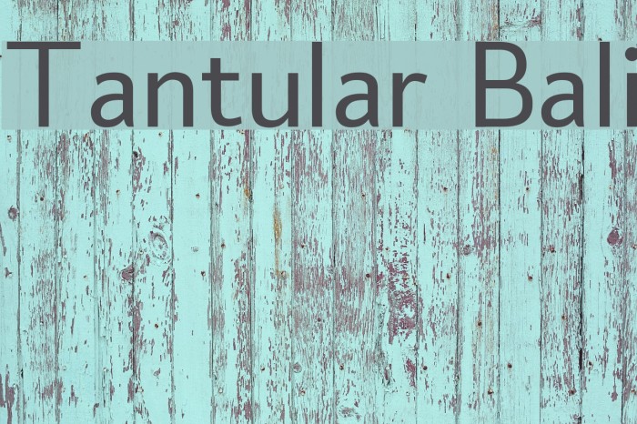 Tantular Bali Font examples