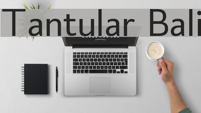 Tantular Bali Font examples