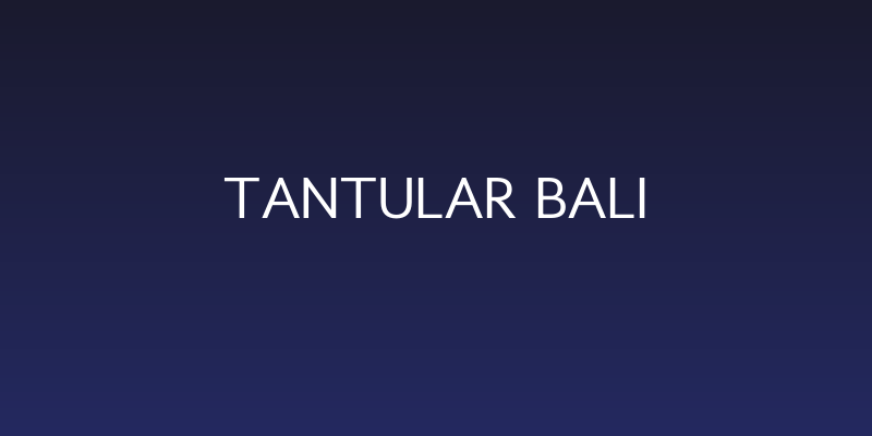 Tantular Bali Social Header