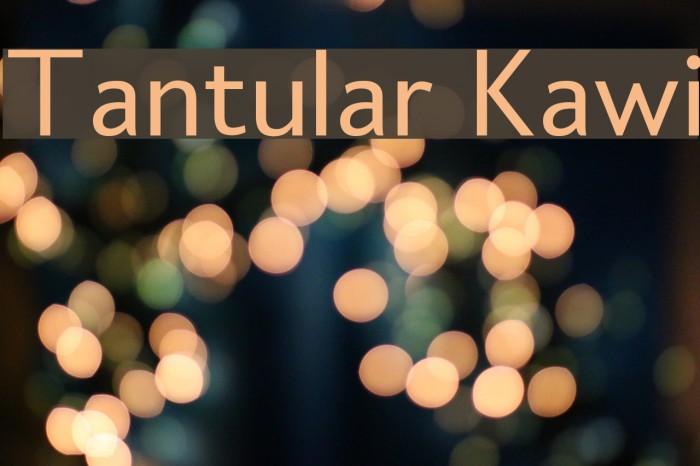 Tantular Kawi Font examples