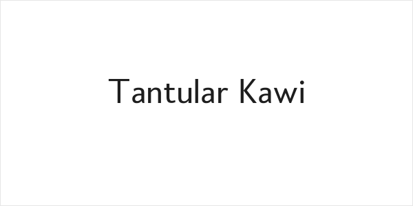 Tantular Kawi Logo