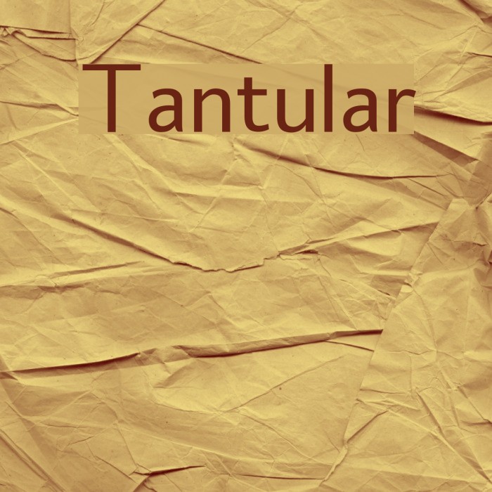 Tantular Font examples