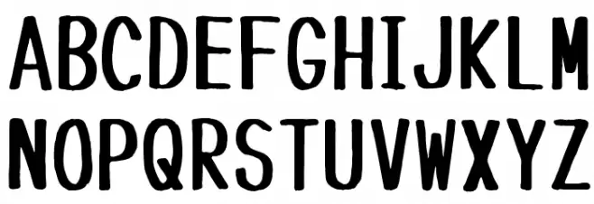 Tanuki Permanent Marker Schriftart Groß
