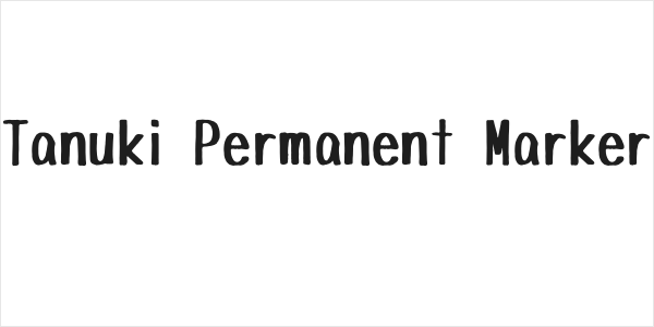 Tanuki Permanent Marker Logo