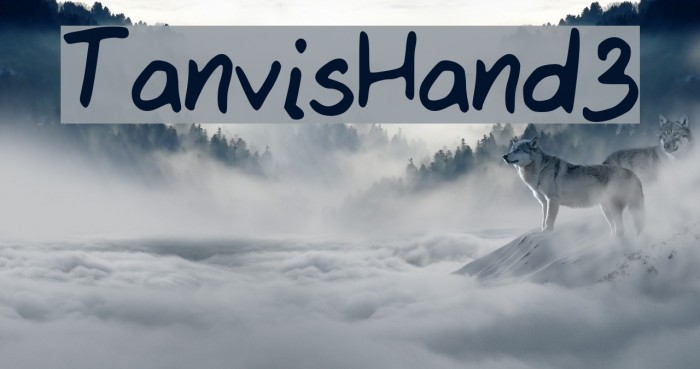 TanvisHand3 Font examples