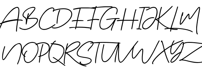 Tanya Hati Schriftart Groß