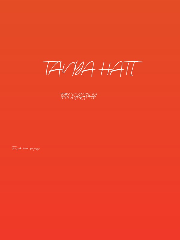 Tanya Hati Poster