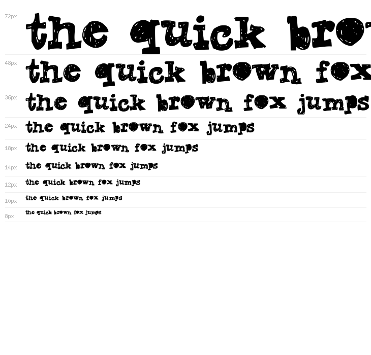 TanyasMarkerFont1 Waterfall