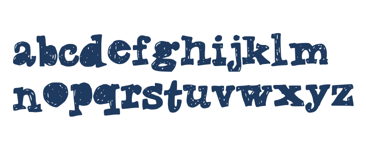 TanyasMarkerFont1 Lowercase