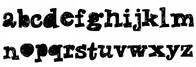 TanyasMarkerFont1 Fuentes MINÚSCULAS