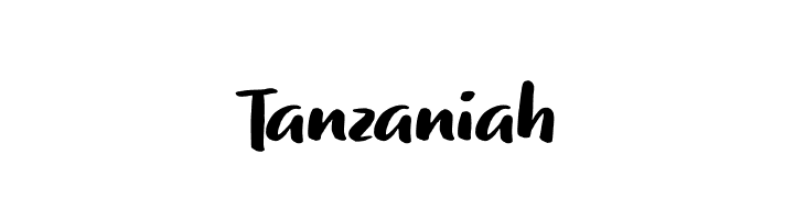 Tanzaniah  免费字体下载