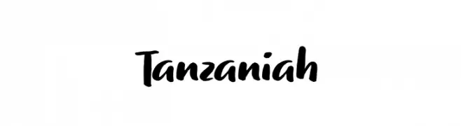 Tanzaniah  Frei Schriftart Herunterladen