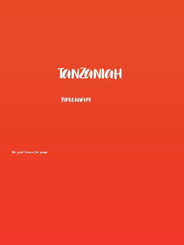 Tanzaniah Poster