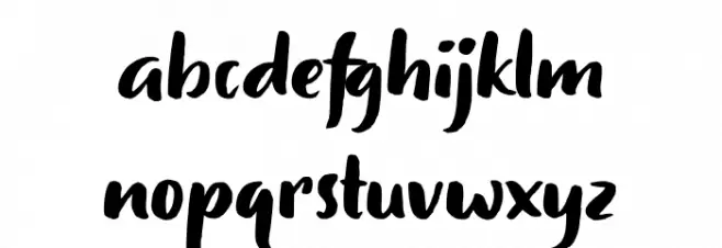 Tanzaniah خط أحرف صغيرة