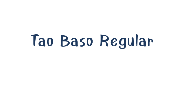 Tao Baso Regular Logo