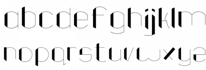 TaoMbao Bold Font Litere mici