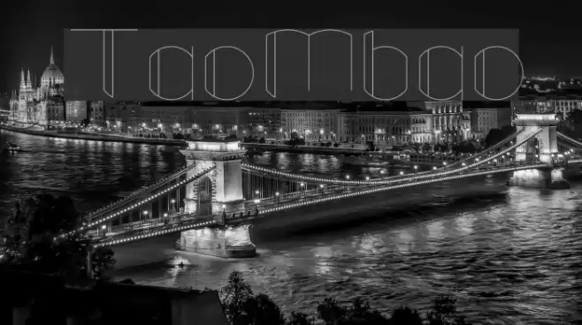 TaoMbao Font examples