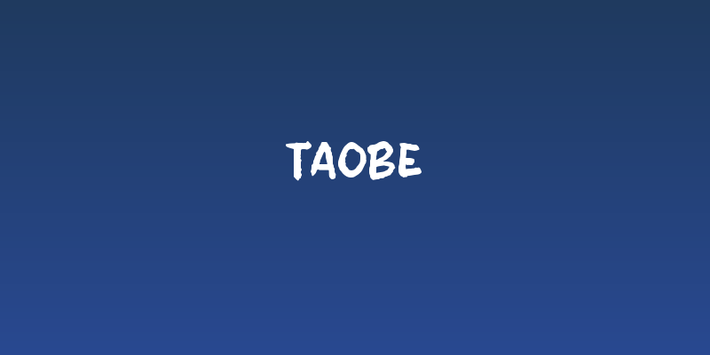 Taobe Social Header